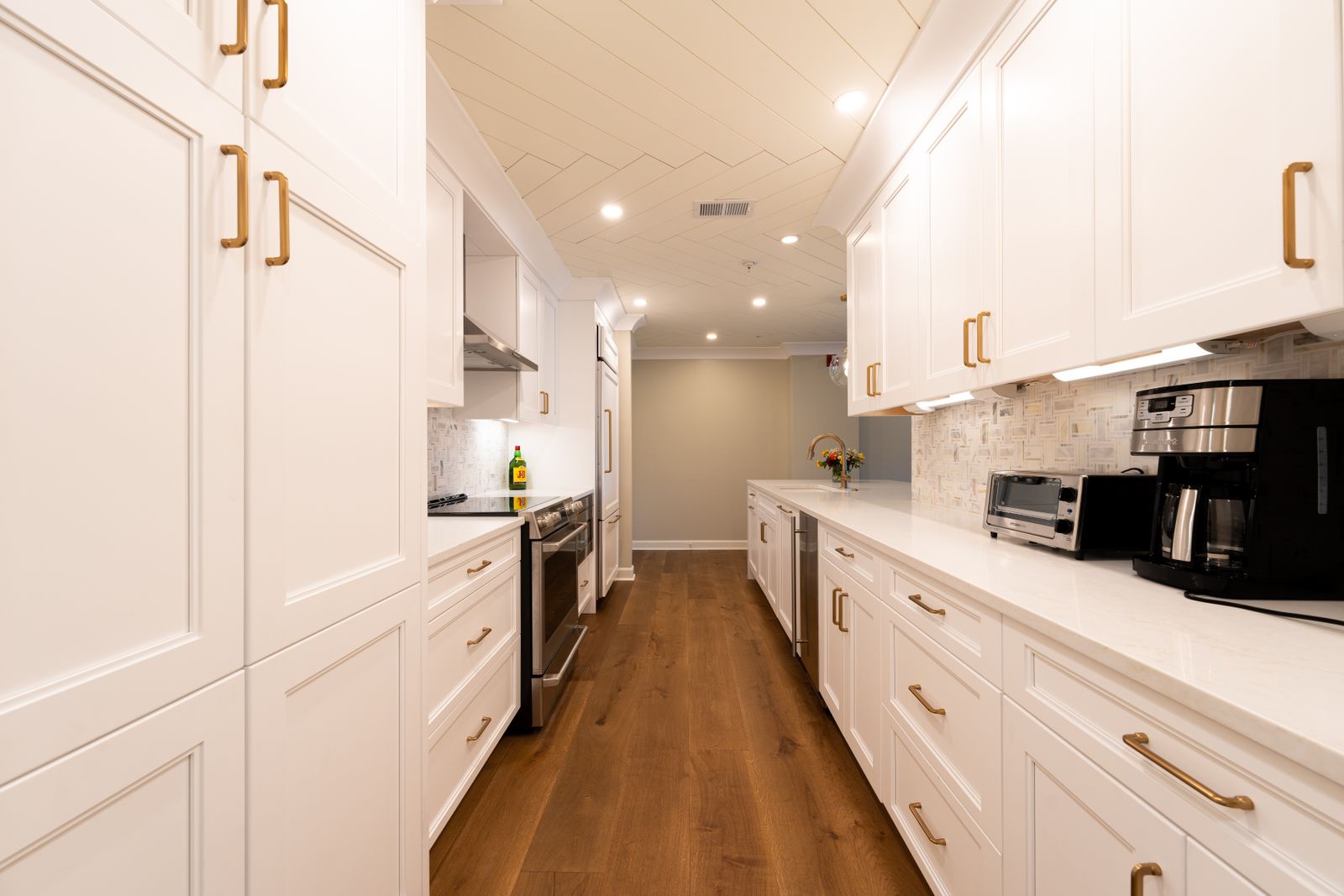Kitchen flooring carried out by the studio